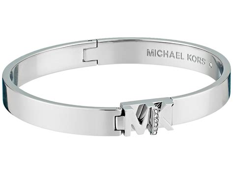 michael kors silver white strip bracelet|michael kors sterling silver bracelet.